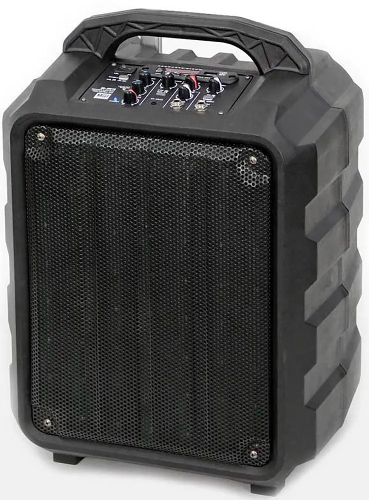 Leem PR-6 Акустическая система, портативная на колесах, с аккумулятором.