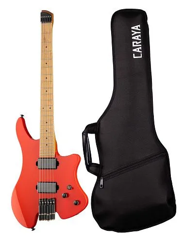 Caraya HL-1A-RD Электрогитара без головы грифа