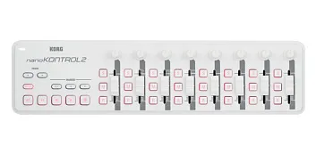 Korg NanoKontrol2-WH Портативный USB-MIDI-контроллер.