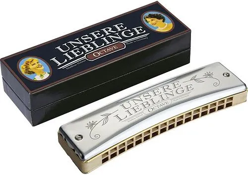 Hohner Unsere Lieblinge 6195/32 C Губная Гармошка октавная.