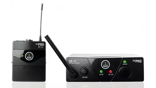 AKG WMS40 Mini Instrumental Set BD US25D Инструментальная радиосистема с карманным передатчиком.