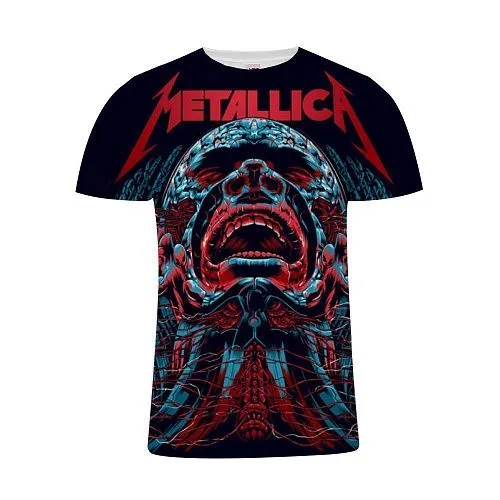 Футболка с принтом Metallica. Размер M.
