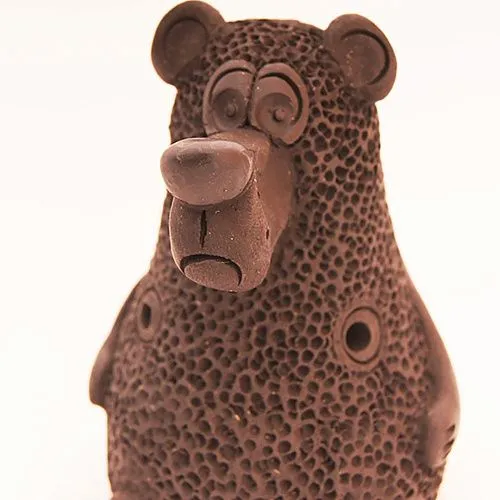 Керамика Щипановых SB06 Свистулька большая Медведь.