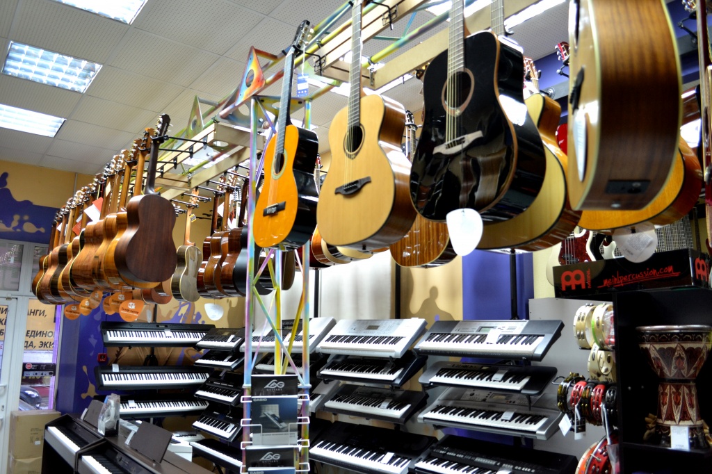 Акустические гитары в магазине «Гитар-гитар»