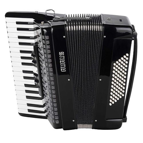 Aurus JH2022-Black Аккордеон 34/72/5, черный, с футляром.